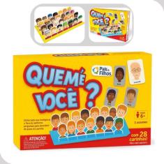 Jogo Quem é Você Cara a Cara Tabuleiro Pais e Filhos