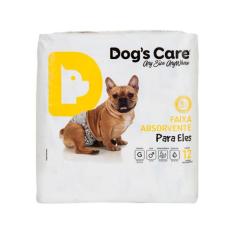 Fralda Higiênica Dogs Care Ecofralda para Cães Machos 12 Unidades - Ta
