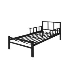 Cama Solteiro Int. De Tubolar/aço Alojamentos. - JB Moveis, Preto