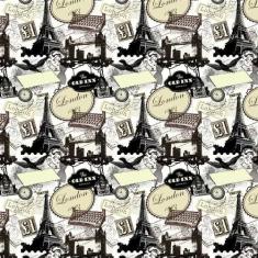 Papel De Parede Carta Correio Pombo Londres Autocolante Sala - LRP