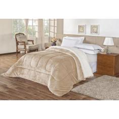 Coberdrom Casal Padrão Everest Sherpa Tipo Lã De Carneiro - BIA