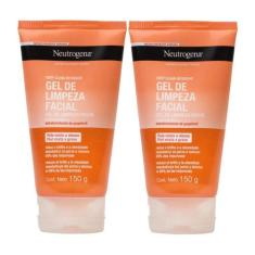 Kit 2 Sabonetes Facial Neutrogena Deep Clean Gel Grapefruit 150g