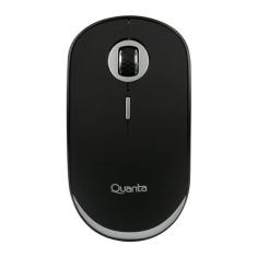 Mouse Quanta Qtms20 - Sem Fio - 1600 Dpi - Preto E Prata