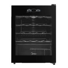 Adega de Vinhos Midea Inverter para 24 Garrafas com até 18°C - MDRW110FGGGL3