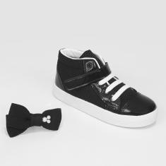 Tênis Infantil Tininha Floral Cano Médio Menina-Feminino