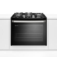 Fogão de Embutir Electrolux de 05 Bocas Experience com Mesa Vidro e Grill Preto - FE5EB