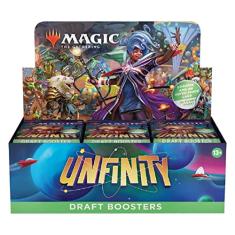 Magic The Gathering - Caixa de Boosters de Draft de Unfinity, 36 boosters + card especial (505 cards de, Modelo:D03790000, Cor: Multicolor