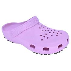 Babuche Unissex Profissional SoftWorks Mania Conforto Antiderrapante Trabalho EPI Com Perfuros EVA BB31 - Rosa