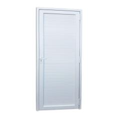 Porta de PVC Palheta 216x70cm ITEC Brimak Branco
