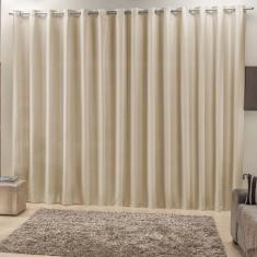 Cortina 4 Mts Sala Quarto Ráfia para Trilho Suisso Baratissima Palha