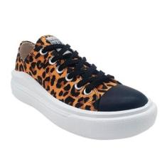 Tênis Feminino Nuvem Sua Via Ultra Leve Confortável Amarrrar - Preto - 39-Feminino