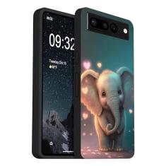 Capa compatível com Google Pixel 6 Pro - Capa protetora de TPU à prova de choque para mulheres e meninas