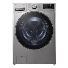 Lava e Seca LG 18Kg/10Kg com Inteligência Artificial AI DD™ e Wi-Fi WD18SV2S6B – Inox Look