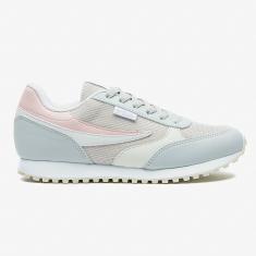 Tênis Fila Renno Classic Feminino - Prata/Branco