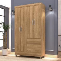 Guarda Roupa 4 Portas Spectra Nature