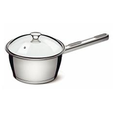 Panela com Fundo Triplo e Tampa de Vidro Tramontina Inox 20Cm, PANELA ALLEGRA