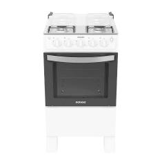 Fogão 4 Bocas à Gás Itatiaia Waves New Acendimento Automático e Forno Limpa Fácil Branco Bivolt