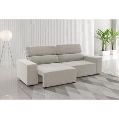 Sofá Retrátil e Reclinável 3 Lugares 2m Veludo Lion - Viero