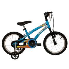 Bicicleta Athor Baby Aro 16 com Rodinhas - Azul
