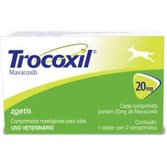 Anti-inflamatório Zoetis Trocoxil de 2 Comprimidos - 20 mg