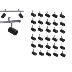 Kit 30 Spot Trilho Perfilado Eletro calha Par20 Bulbo OL8