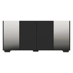 Aparador Buffet Com Espelho Multimóveis Vegas Preto