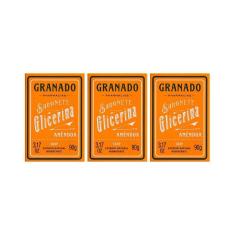 Sabonete Granado 90G Glicerina Amendoa-Kit C/3Un