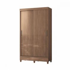 Guarda Roupa Solteiro com Pés 2 Portas de Correr Jequitiba New Opção