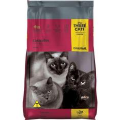 Ração Three Cats Gatos Castrados Carne 10,1Kg