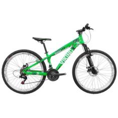 Bicicleta aro 26 Freeride Viking Tuff 25X quadro 13,5 Freio a disco 21