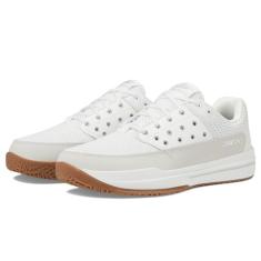Skechers Tênis masculino Viper Court Luxe, Branco/Cinza, 38