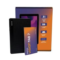 Tablet Positivo Vision TAB 7 3GB RAM 64GB Octa-Core Android 14 Go Wi-Fi - Tela 7” IPS – 3100mAh – Preto