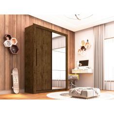 Roupeiro Panamá Em Mdp 2 Portas Com Espelho Sallêto Ipe