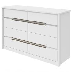 Comoda Urban 8 Gavetas - Lopas Branco