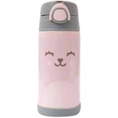 Garrafa Térmica Parede Dupla 400ml - Gumy Rosa Buba, 400ml, Rosa