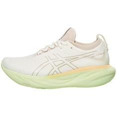 ASICS Gel-Nimbus 25 Tênis de corrida feminino, Creme/Frama, 42