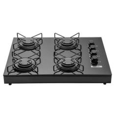 Fogão de Mesa a Gás Stelar Euro 4 Bocas Preto