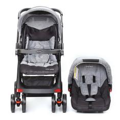 Carrinho Travel System Prime Baby Concord Max 3 Posições - Cinza