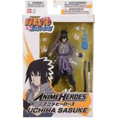 Boneco Naruto Shippuden Anime Heroes - Uchiha Sasuke - Fun