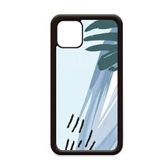 Capa com estampa de plantas abstratas pacíficas para iPhone 11 Pro Max para Apple Mobile Case Shell