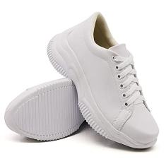 Tênis Casual Chunky Feminino com Cadarço Sola Borracha Leve e Confortavel