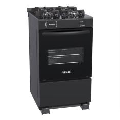 Fogao a Gas 4 Bocas Venax Picasso Vitreo Preto