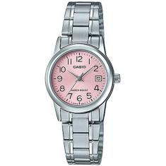 Relógio Casio Feminino Collection Prata Ltp-V002d-4Budf