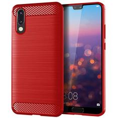 Capa para Huawei P20, toque macio, proteção total, anti-arranhões e impressões digitais + capa de celular resistente a arranhões para Huawei P20