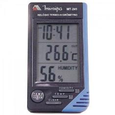 Relógio termo-higrômetro mt-241 minipa