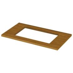 Tampo p/ Balcão Cozinha Gabinete Cooktop 80x53cm Nature - Henn