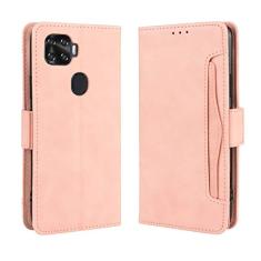 Capa com compartimento para cartão para ZTE A1 ZTG01, capa flip carteira de couro para ZTE A1 ZTG01, capa magnética retrô, capa de telefone carteira com compartimentos para cartão