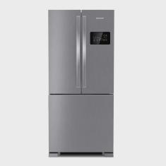 Refrigerador Brastemp Frost Free French Door 554 Litros Inox BRO85AK – 220 Volts