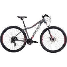 Bicicleta Aro 29 Oggi Float 5.0 24v - Grafite/cinza/vermelho Tamanho 17