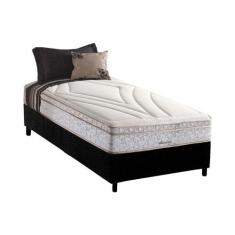Cama Box Solteiro: Colchão Molas Herval Maxspring American + Base CRC 